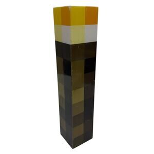 ThinkGeek Minecraft Light-Up Torch 2012 Wall Lamp – Poor Condition